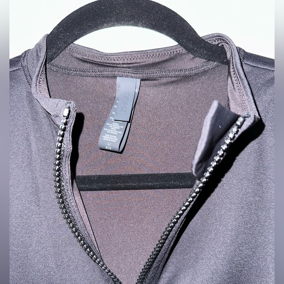 SKIMS Black Zip-Up One Piece Swimsuit - Picture 5 of 9